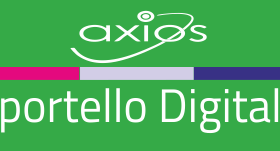 bottone sfondo verde per accedere allo sportello digitale di axios
